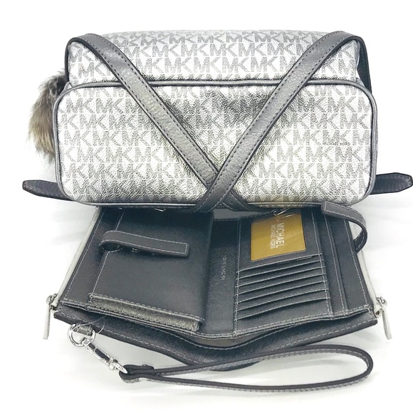 3PCS Michael Kors Abbey Backpack Wallet Charms Set - Picture 5 of 8